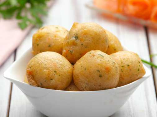 Frittelline al salmone